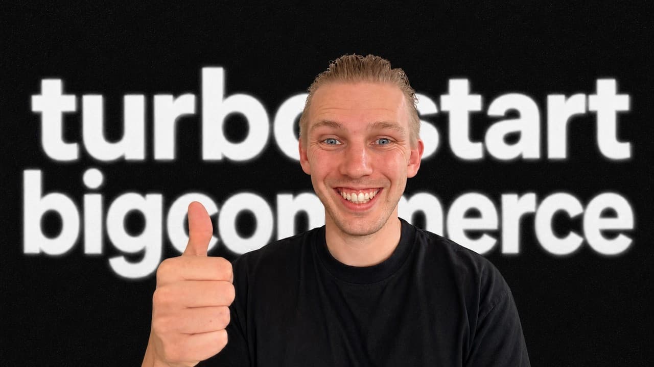 Turbo Start BigCommerce: a Sanity + BigCommerce starter