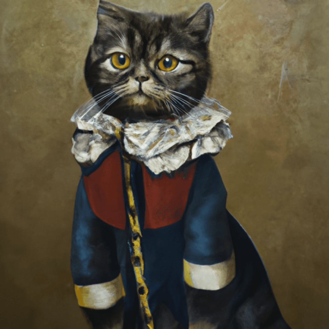 Victorian cat from: Actually using Figma dev mode