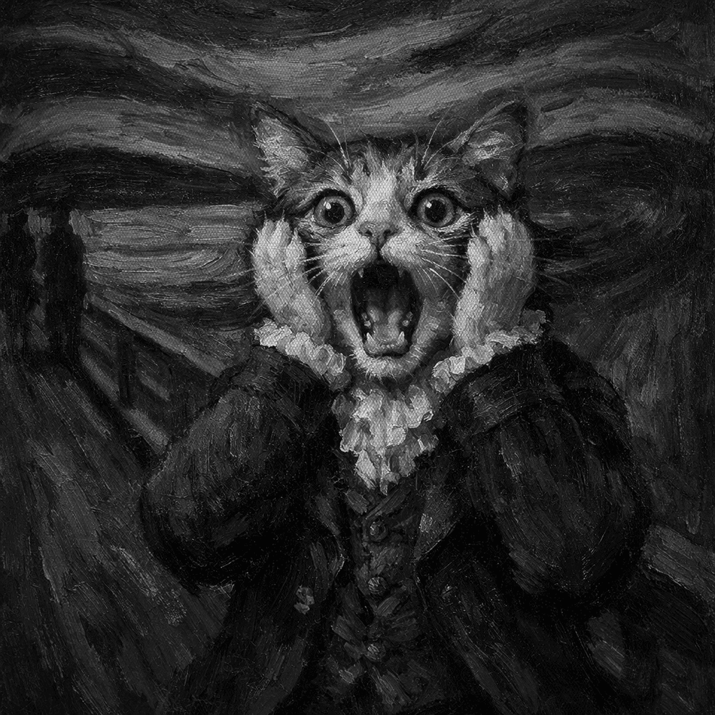 A distinguished Victorian cat in a military coat surveying the state of content management