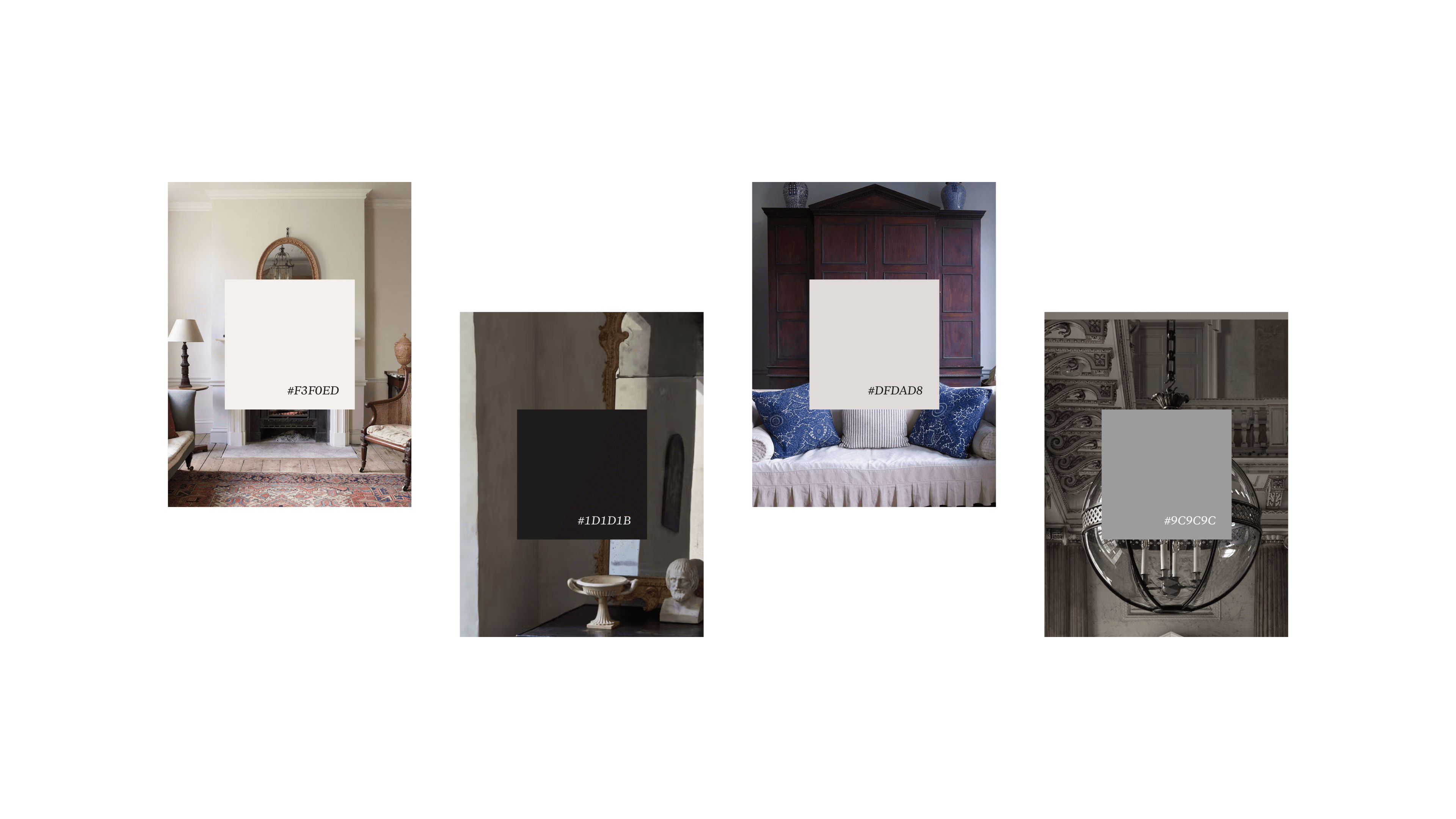 Jamb brand color palette across product and interior photography