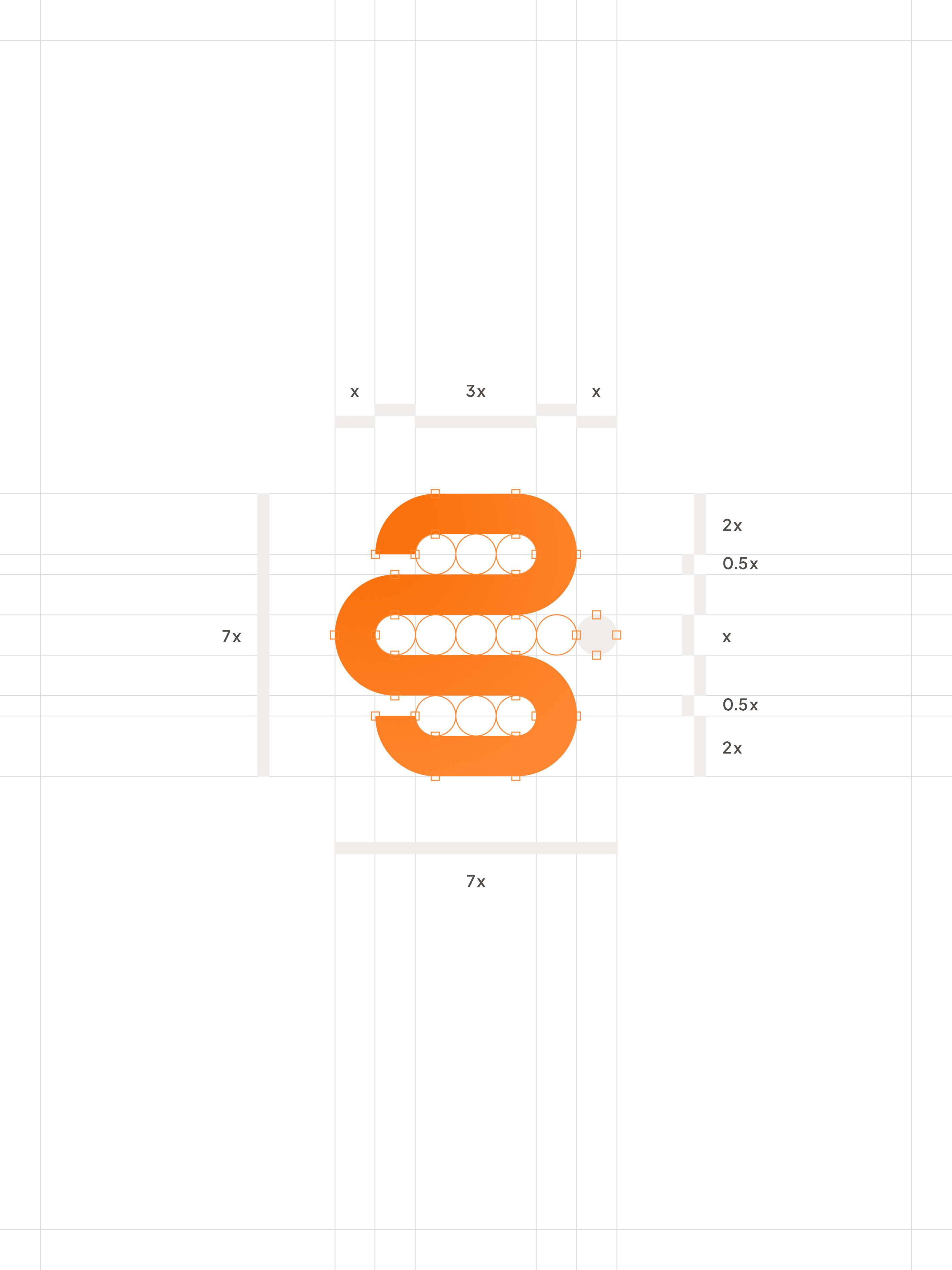 Slingshot Bio logo on a construction grid