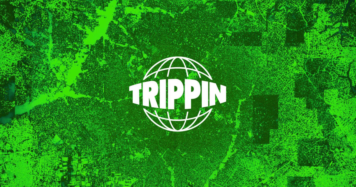 The Trippin World travel platform homepage spanning thousands of destination guides